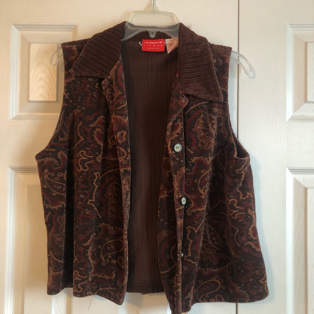 70’s velvet vest.